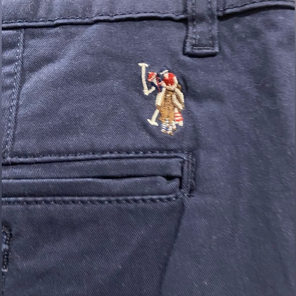 U.S. Polo Assn Men's Chino Trousers 36R Navy Blue Regular Fit - Picture 5 of 5